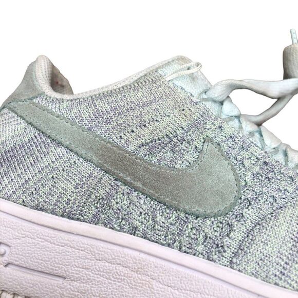 RARE 2016 Nike Air Force 1 Flyknit Low Glacier Blue - Picture 11 of 16